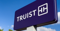 A Truist bank sign