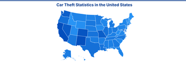 Car theft statistics map