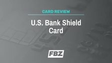 Grey background with text that reads U.S. Bank Shield Card