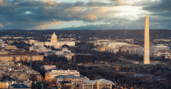 washington dc from above