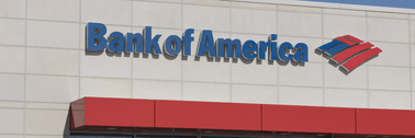 Bank of America bank branch exterior