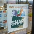 SNAP welcomed here sign
