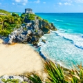 A beach in Tulum, Mexico