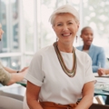 elderly businesswoman
