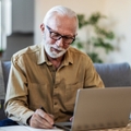 man with paperwork