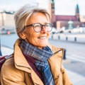 woman traveling in stockholm