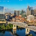 aerial view of nashville tennessee