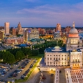 Providence skyline and Rhode Island