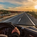 View from the driver's seat