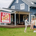 female realtor showing the area