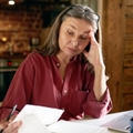 pensioner managing finances