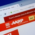 homepage of aarp website