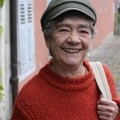 wise looking senior woman