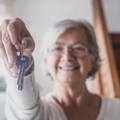 landlord holding a key
