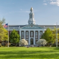harvard university's campus in cambridge