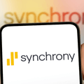 Synchrony logo on a smartphone