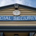 The sign on the Social Security