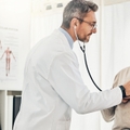 doctor consulting to senior patient