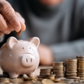 saving for retirement and pension fund concept