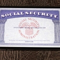 social security card on a smartphone