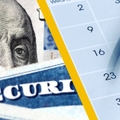 social security cards, cash, calendar
