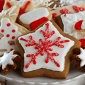 Christmas cookies on a platter