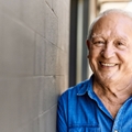 Man in his 70s smiling 