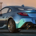Blue Subaru BRZ