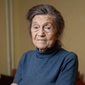 Portrait of a 90-year-old woman
