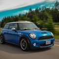 blue mini cooper
