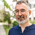 Portrait of man in his 50s