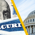 Social Security and a picture of the Capitol