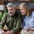 Couple reviewing retirement plan