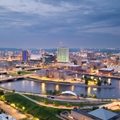 Cedar Rapids, Iowa cityscape