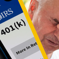 man regretting 401(k) decision