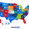Most popular bank in every state header
