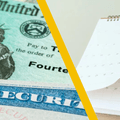 social security check and calendar