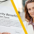social security benefits application and mature woman