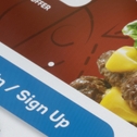 Image of fast food app log-in screen