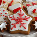 Christmas cookies on a platter