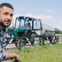 farmer with tractor