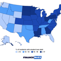 Student Loan Debt by City/State header