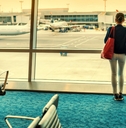 Woman at the airport