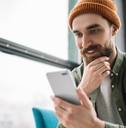 Man investing using margin account