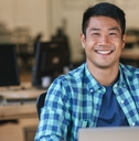 Man smiling