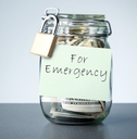emergency fund jar with lock on it