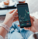Stock graph on phone