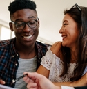 Couple getting a mortgage