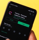 Image of phone open to Cameo app