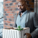 Man quitting job